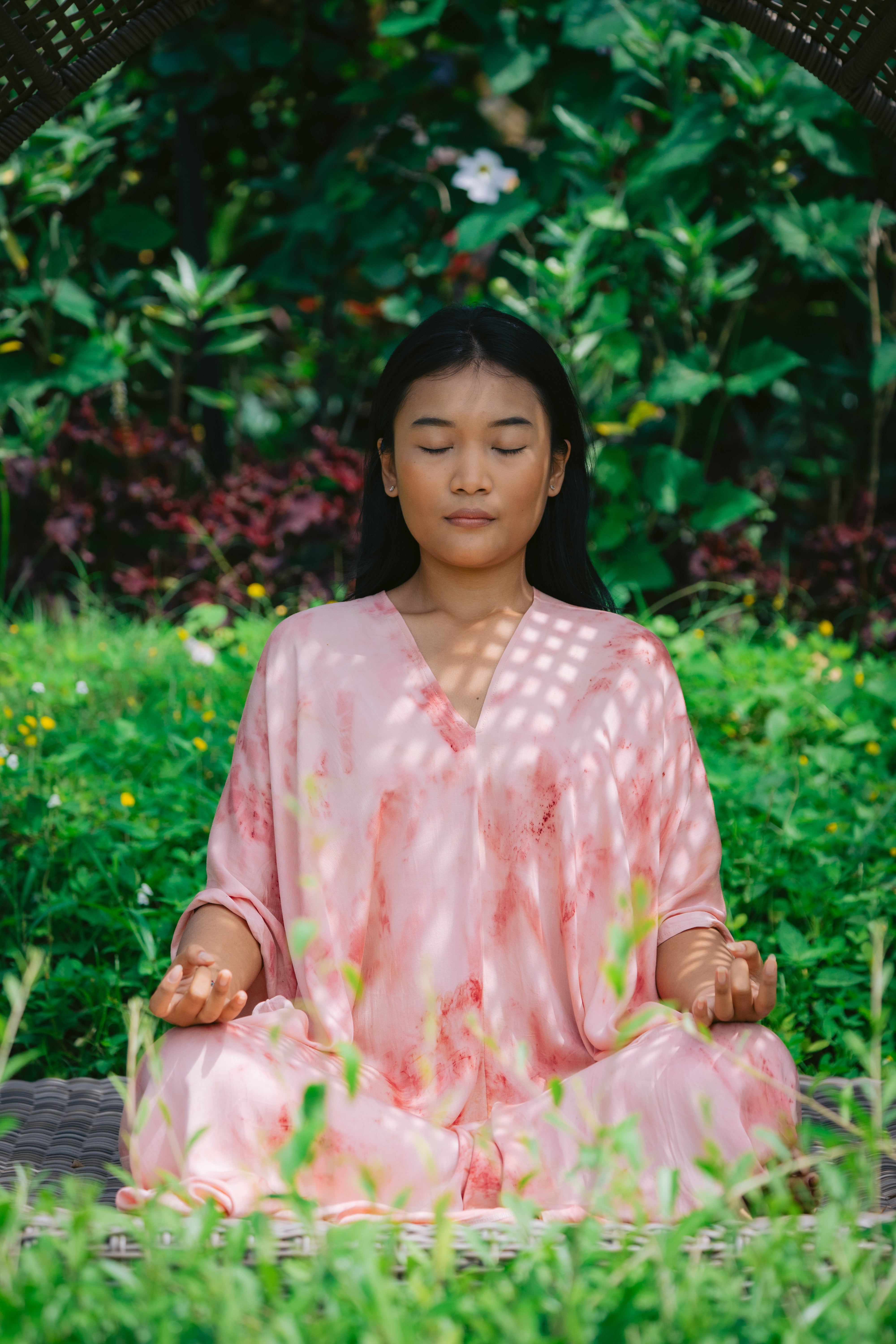 The Parvati – Pink & Red  Eco Vero Friendly  Print Dress